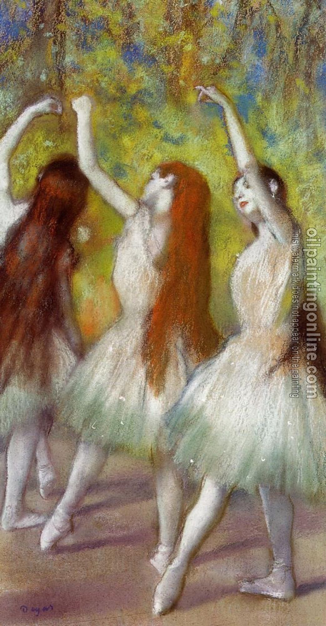 Degas, Edgar - Dancers in Green
